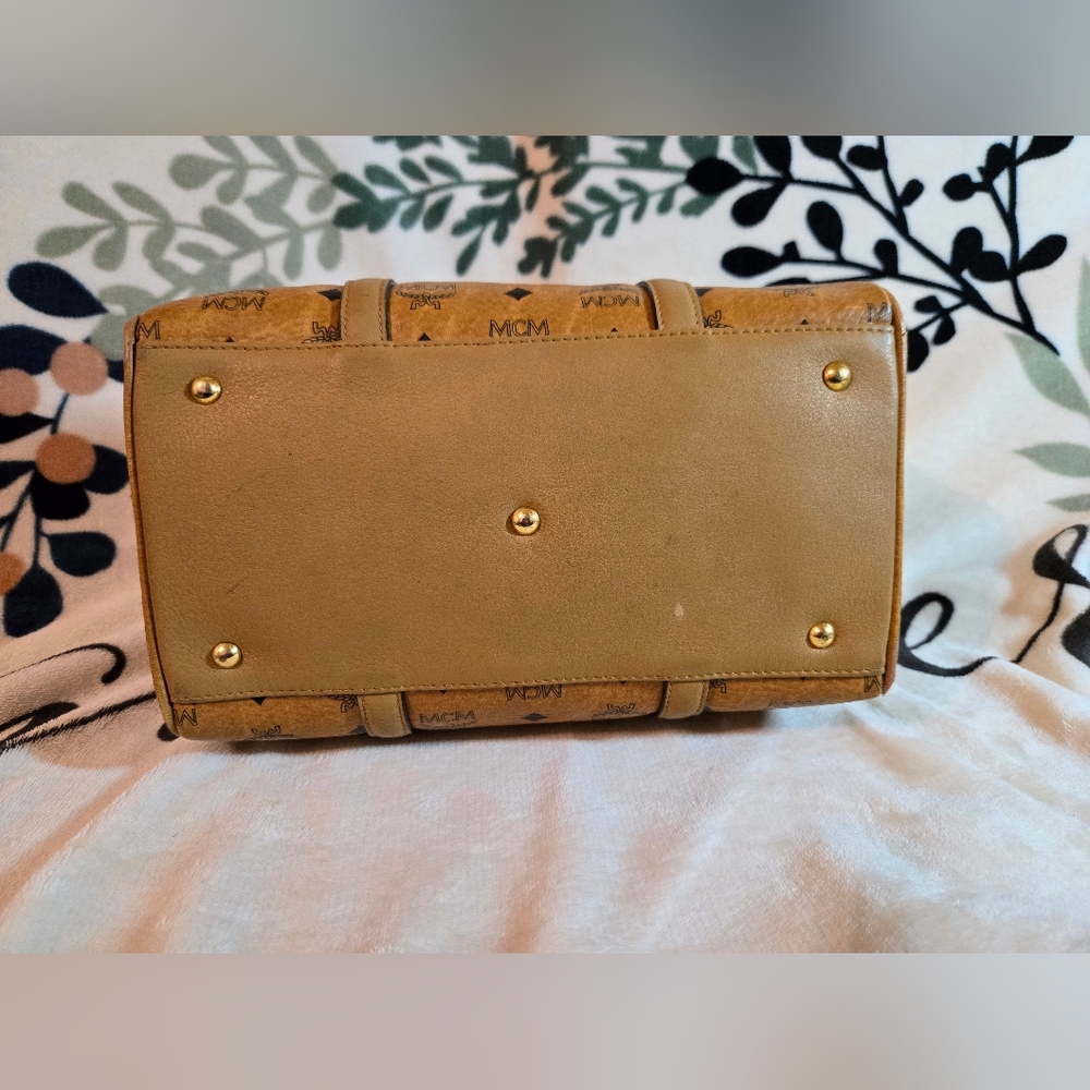 MCM Tan Monogram Handbag - Picture 13 of 16